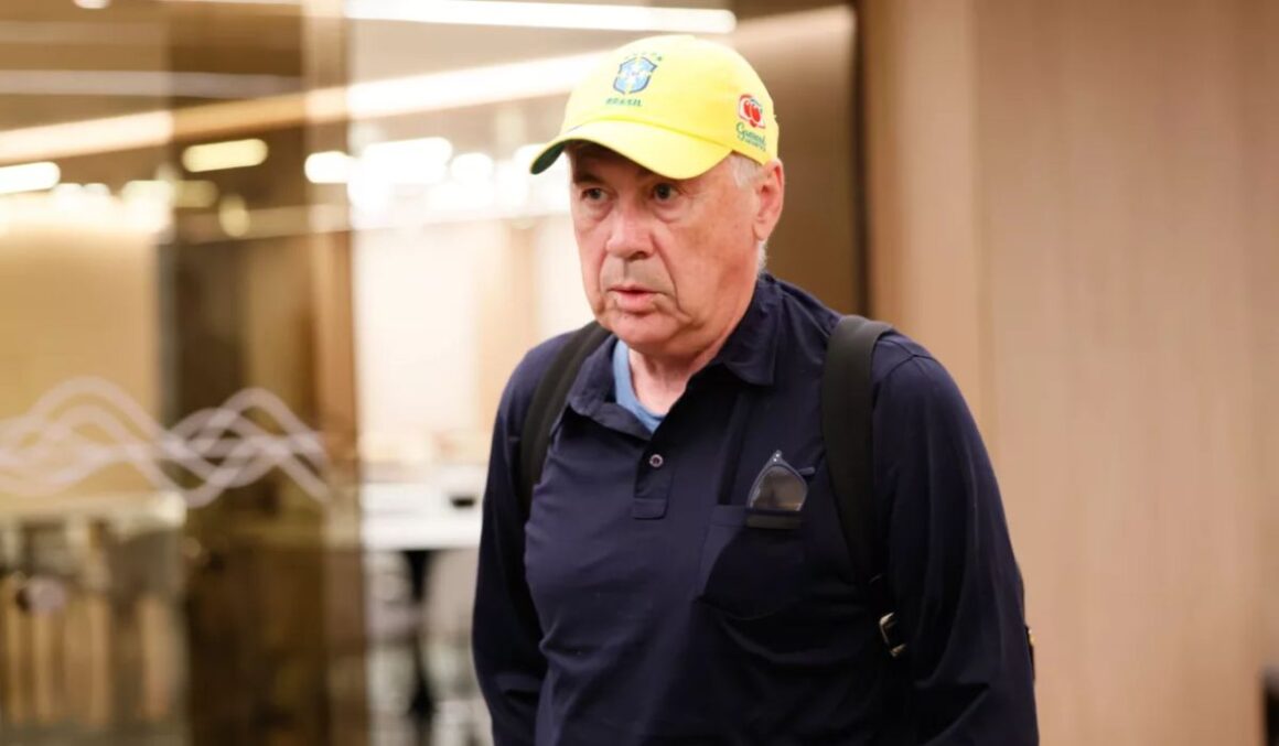 Carlo Ancelotti chega ao Brasil para assumir a Seleção Brasileira