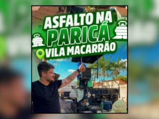 Prefeito de Tailândia Lauro Hoffmann realiza obras de infraestrutura na Vila Macarrão