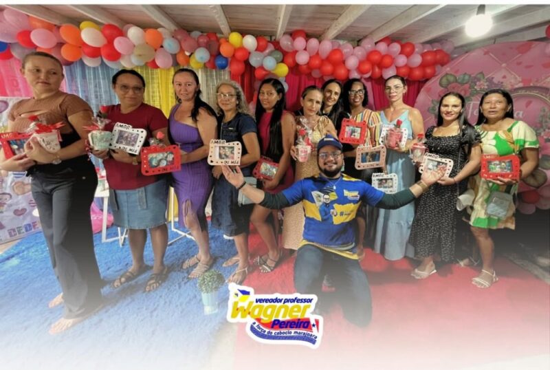 Vereador Wagner Pereira celebra Dia da Família e Dia das Mães com comunidade de Ponta de Pedras