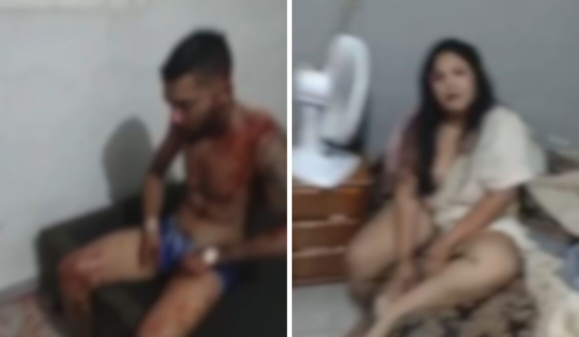 VÍDEO: homem chega mais cedo em casa e encontra esposa dormindo de conchinha com seu amigo