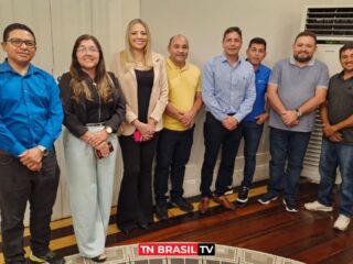 Vereadores de Salinópolis em agenda com o deputado Chicão na Alepa