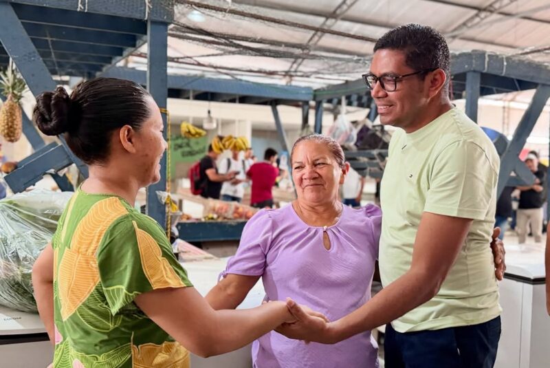 Artemes Oliveira vistoria obras de infraestrutura e educação em Ipixuna do Pará