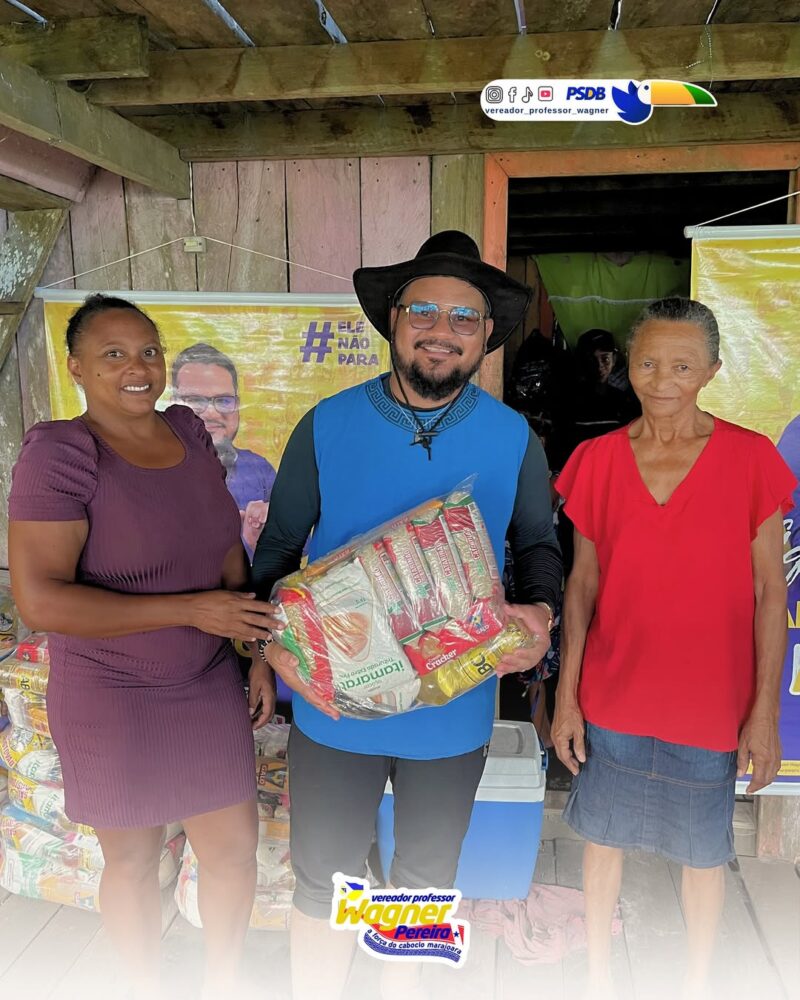 Vereador Wagner Pereira leva assistência e promete melhorias para comunidade de Saracá