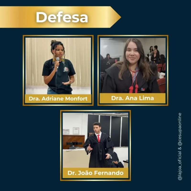 LAJOA apresenta equipes para IX Júri Simulado com destaque para talentos da oratória