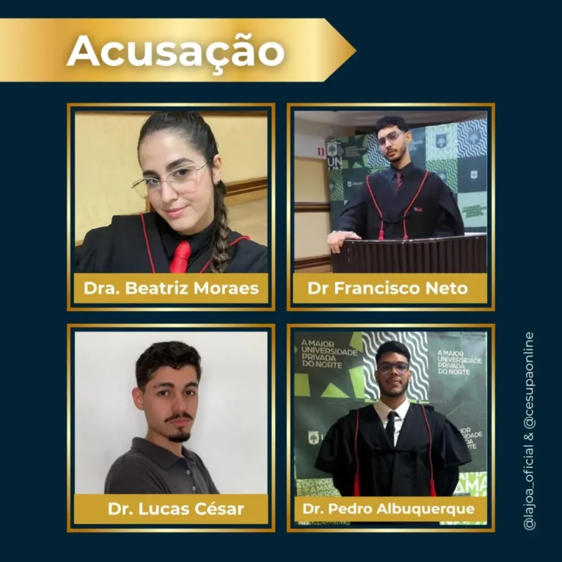 LAJOA apresenta equipes para IX Júri Simulado com destaque para talentos da oratória
