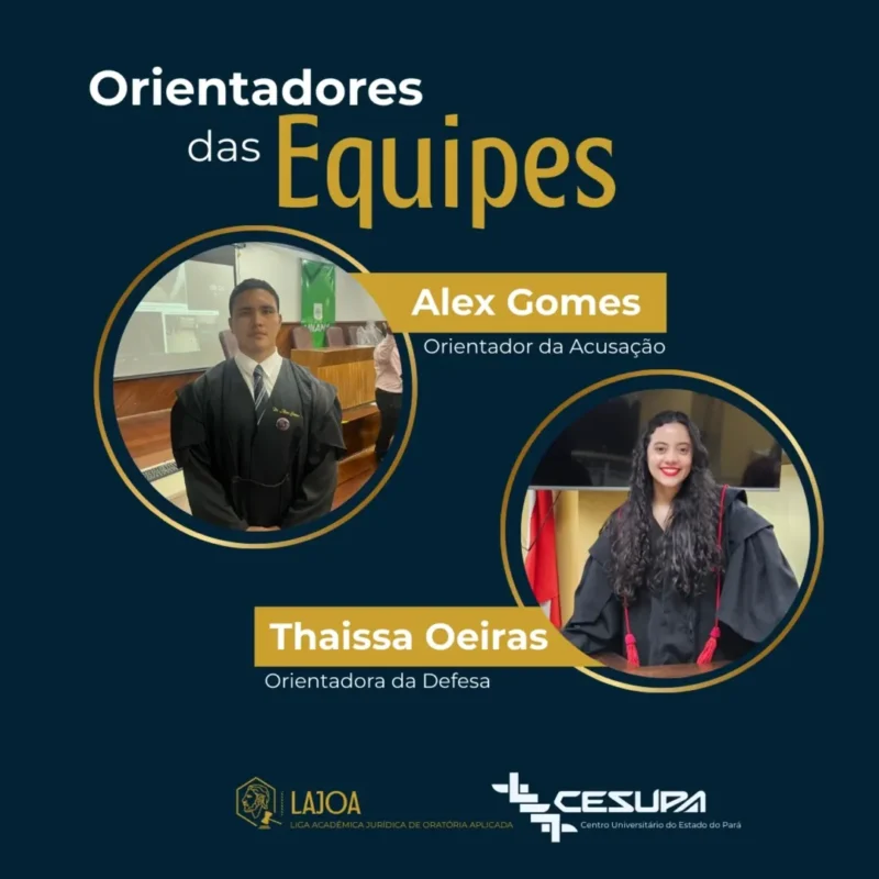 LAJOA apresenta equipes para IX Júri Simulado com destaque para talentos da oratória