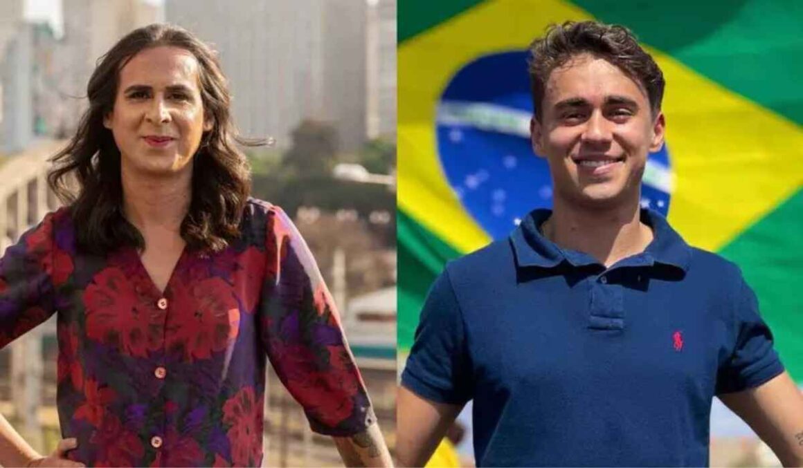 Duda cobra Nikolas indenização por transfobia: 'Aguardando meu pix'