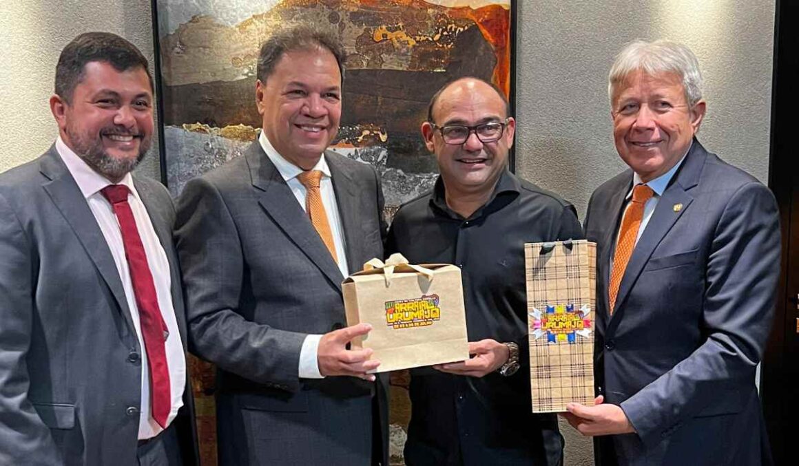 Estrela Nogueira visita Alepa e convida parlamentares para tradicional Arraial Urumajó 2025