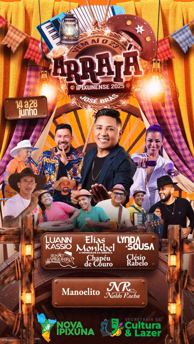 23ª edição do Arraiá Ipixunense reúne cultura, música e tradição