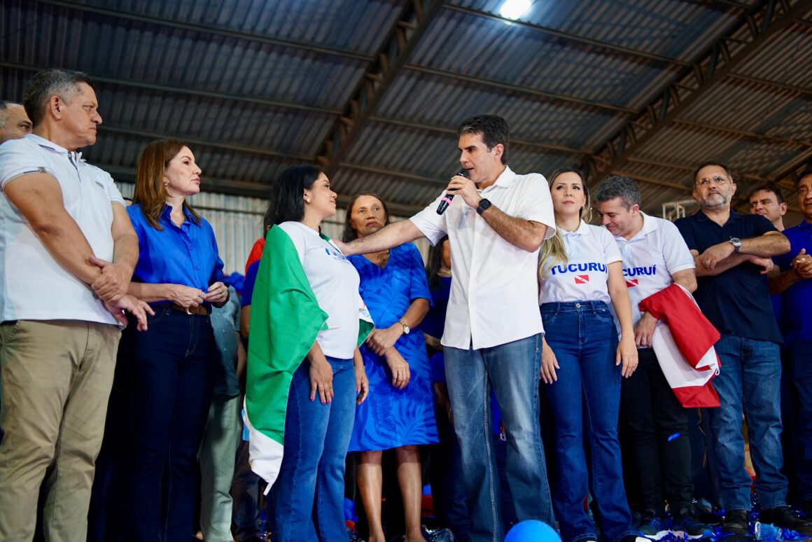 MDB com Helder Barbalho, Hana Ghassan e Itonir Tavares, oficializam Claudinha Siqueira candidata a prefeita de Tucuruí