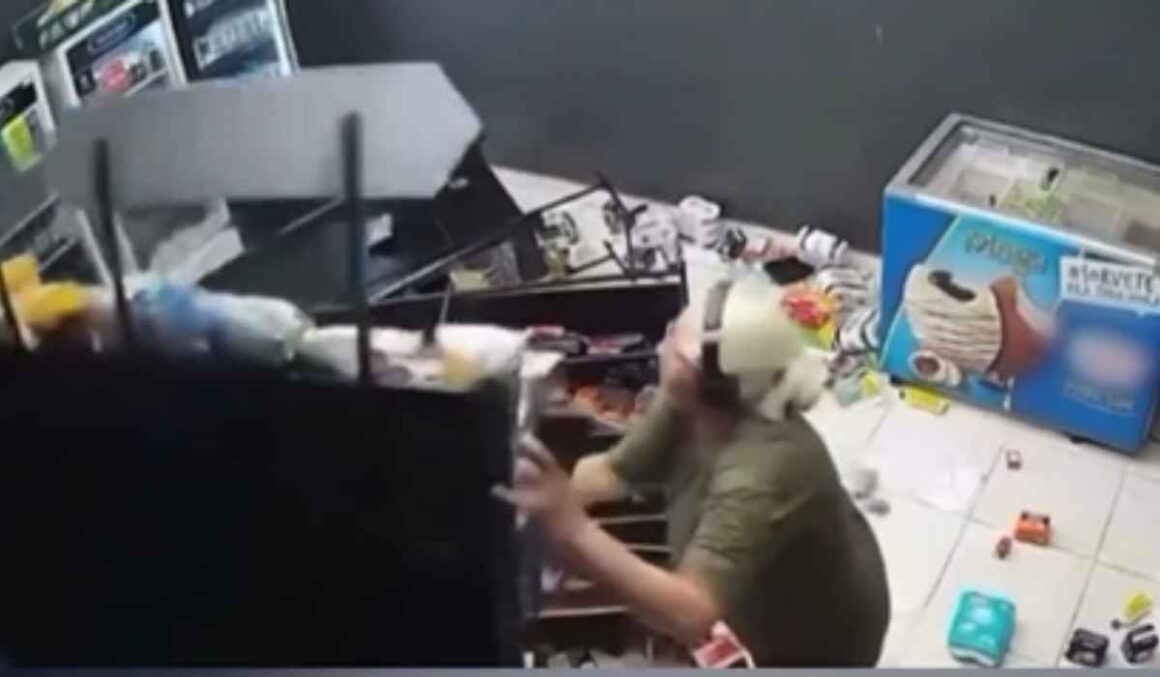 VÍDEO: Moradora destrói loja de conveniência após perder eleição para síndica