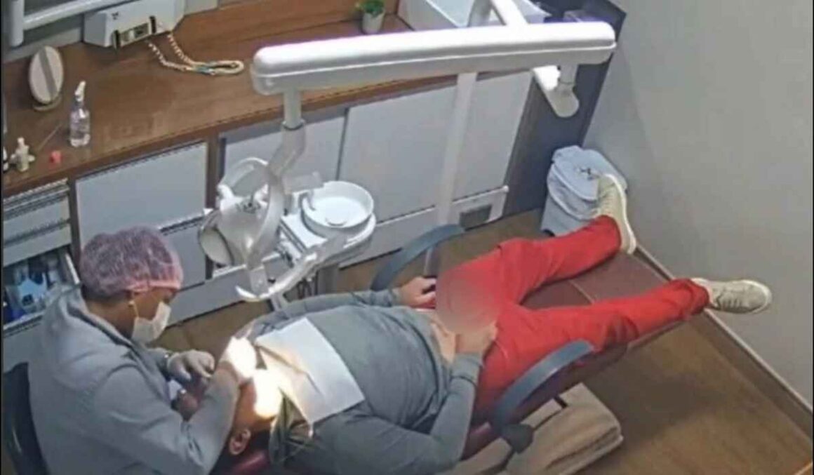 VÍDEO: Homem é preso ao se masturbar durante atendimento com dentista