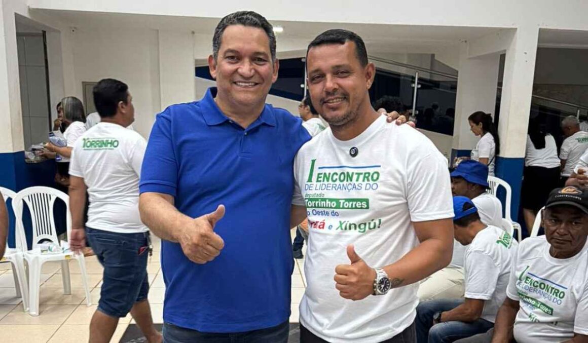 Vereador Celino Henrique do Cem reforça alianças em encontro com Torrinho Torres para fortalecer Medicilândia