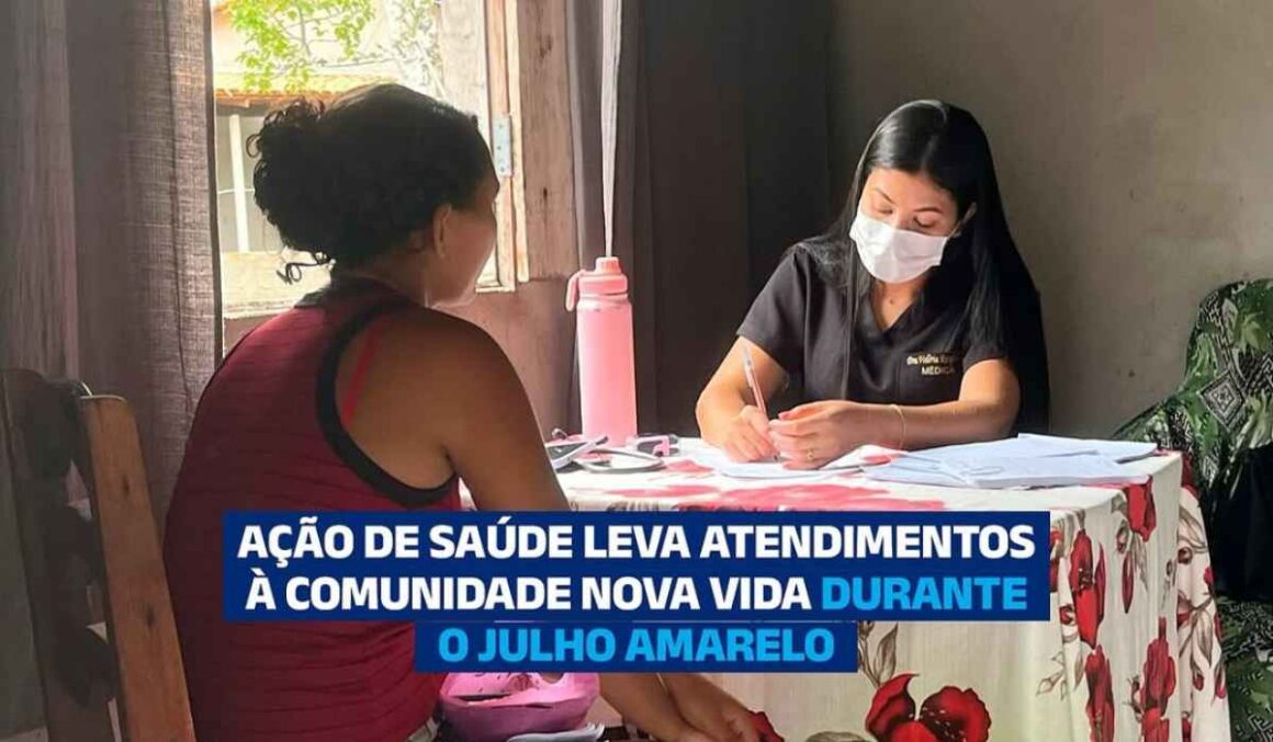 Julho Amarelo: Ipixuna do Pará promove ação na comunidade Nova Vida com foco na prevenção e combate de hepatites virais