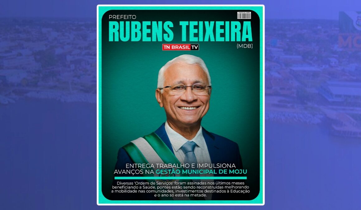 Rubens Teixeira (MDB) entrega trabalho e impulsiona avanços na gestão municipal de Moju