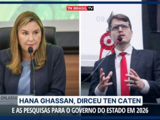 Hana Ghassan, Dirceu Ten Caten e as pesquisas para o governo do estado em 2026