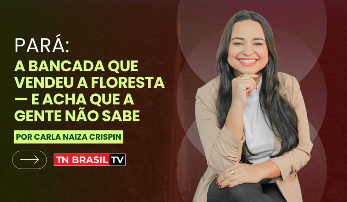 Pará: A bancada que vendeu a floresta — e acha que a gente não sabe