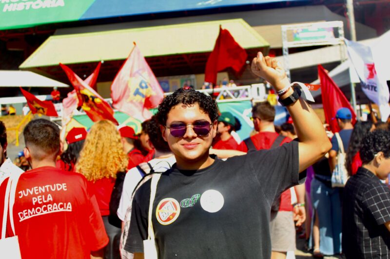 Deydson de Noronha marcou presença no 60º Congresso da União Nacional dos Estudantes (CONUNE)