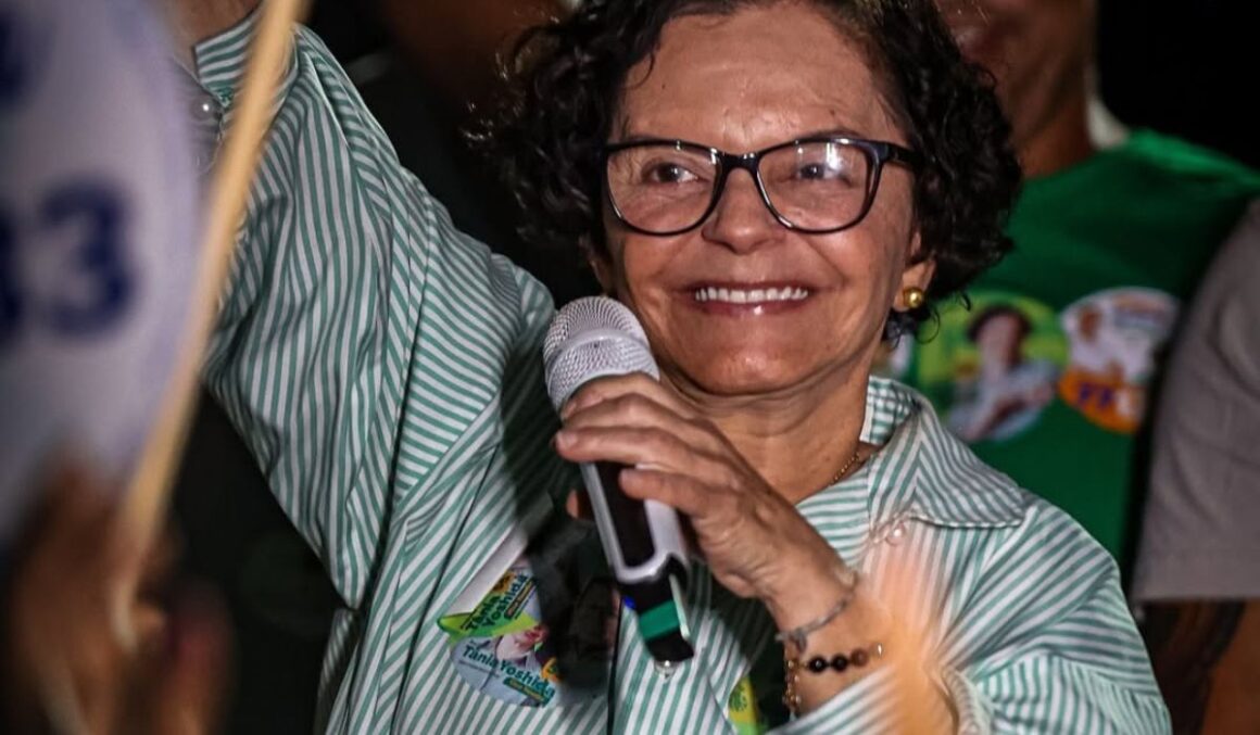 Popular reclama e Prefeita Tânia Yoshida responde "vá lá trocar a lâmpada" e causa polêmica