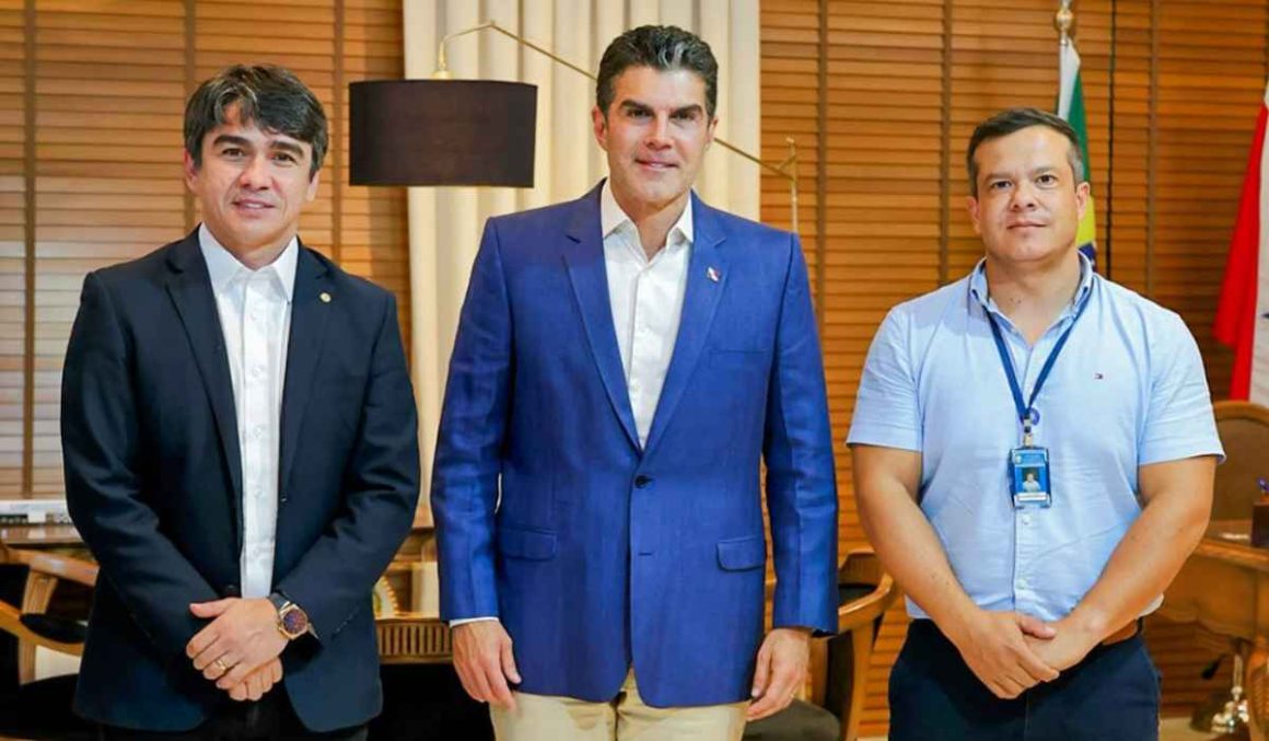 Wescley Tomaz e Helder Barbalho: programa 'Estrutura Pará' vai garantir revitalização da orla de Itaituba