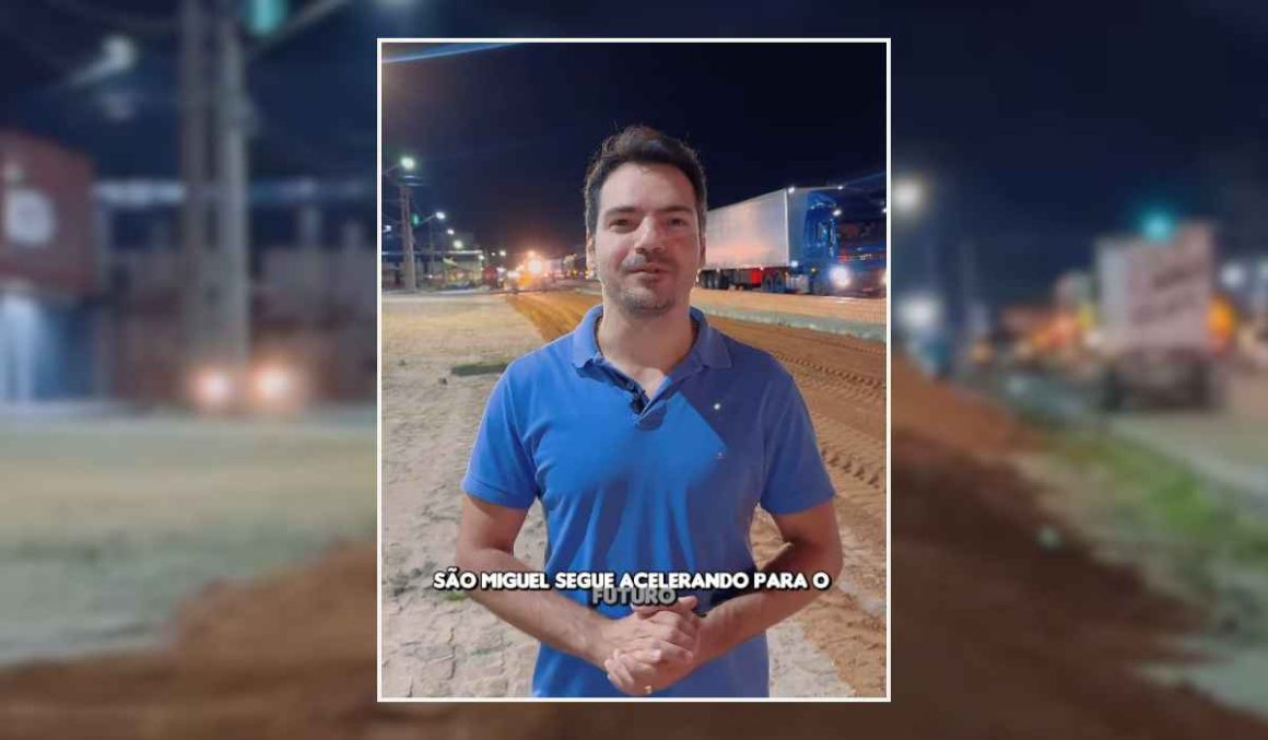 Prefeito Eduardo Pio X anuncia entrega da primeira lateral da BR-010 em São Miguel do Guamá