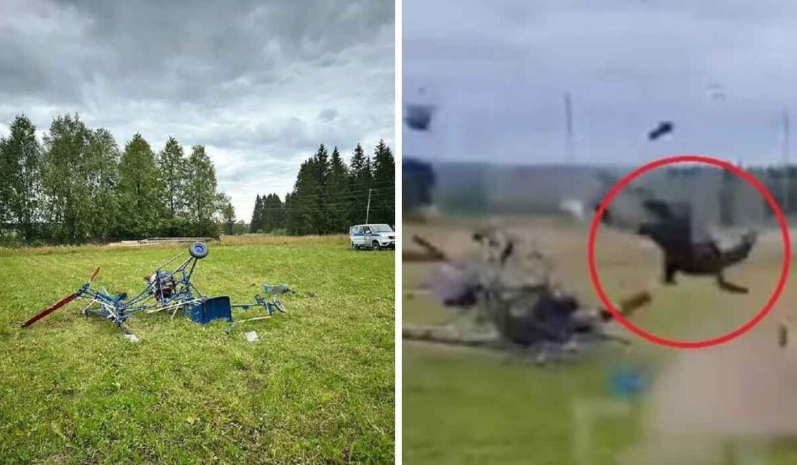 VÍDEO: Homem morre após tentar decolar helicóptero caseiro