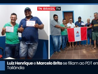 Luiz Henrique e Marcelo Brito se filiam ao PDT em Tailândia