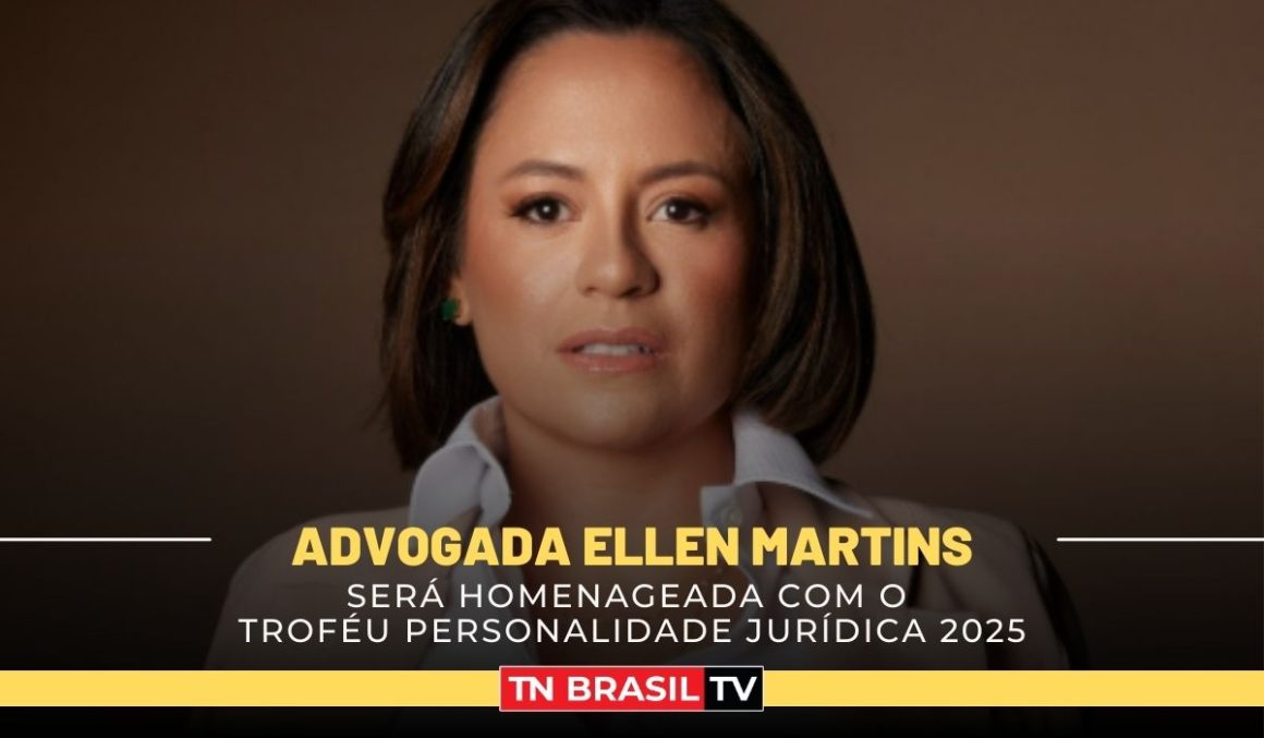 Advogada Ellen Martins será homenageada com o Troféu Personalidade Jurídica 2025