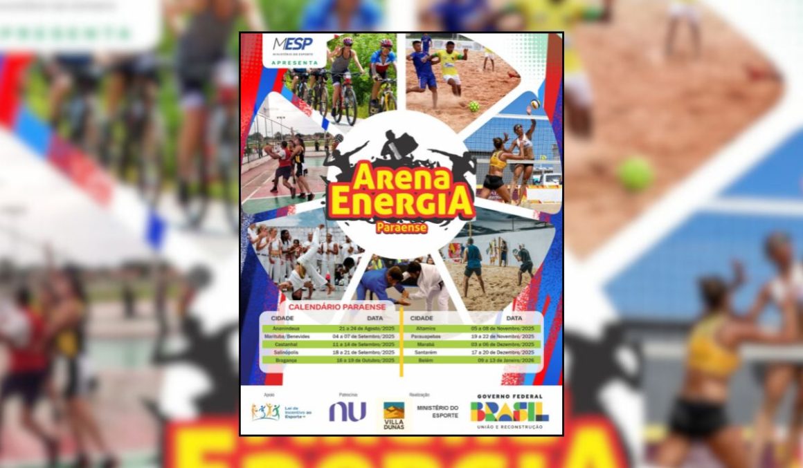 Festival Arena Energia leva esporte e lazer a Ananindeua, Benevides e Castanhal