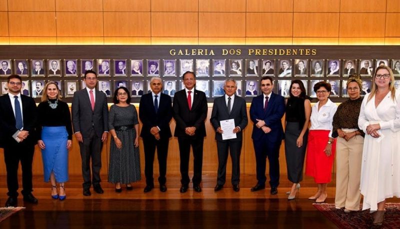 Diretoria da Ordem dos Advogados foi recebida pela Presidência do Tribunal de Justiça.