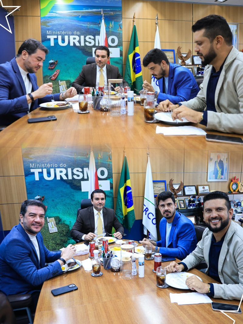 Deputado Ronie Silva busca fortalecimento do turismo paraense em agenda com o ministro Celso Sabino
