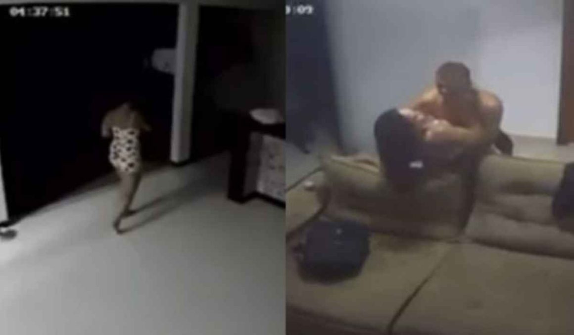 VÍDEO: Mulher parte pra cima da própria amiga com cabo de vassoura após desconfiar de traição