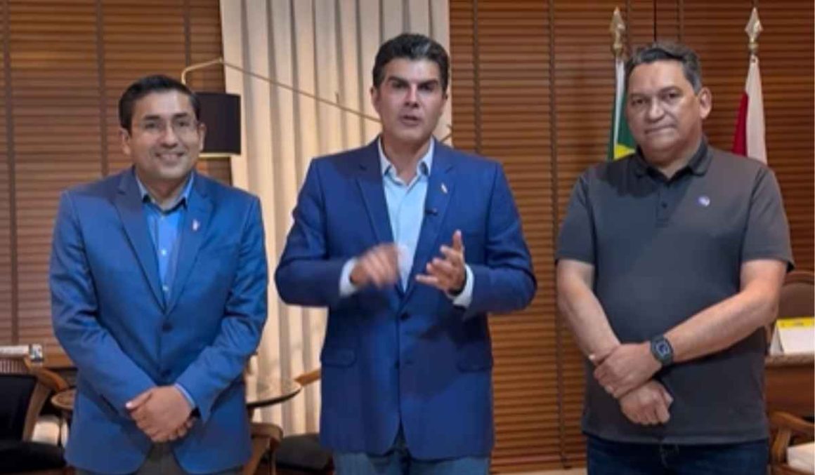 Deputado Torrinho e prefeito Zé filho articulam avanços para Rurópolis em agenda com o Governador Helder