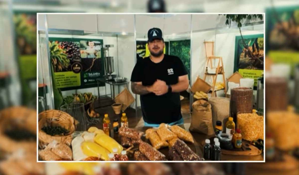 Stand da Prefeitura de Tailândia reúne mostras da produção agrícola e da piscicultura na EXPOTAI 2025