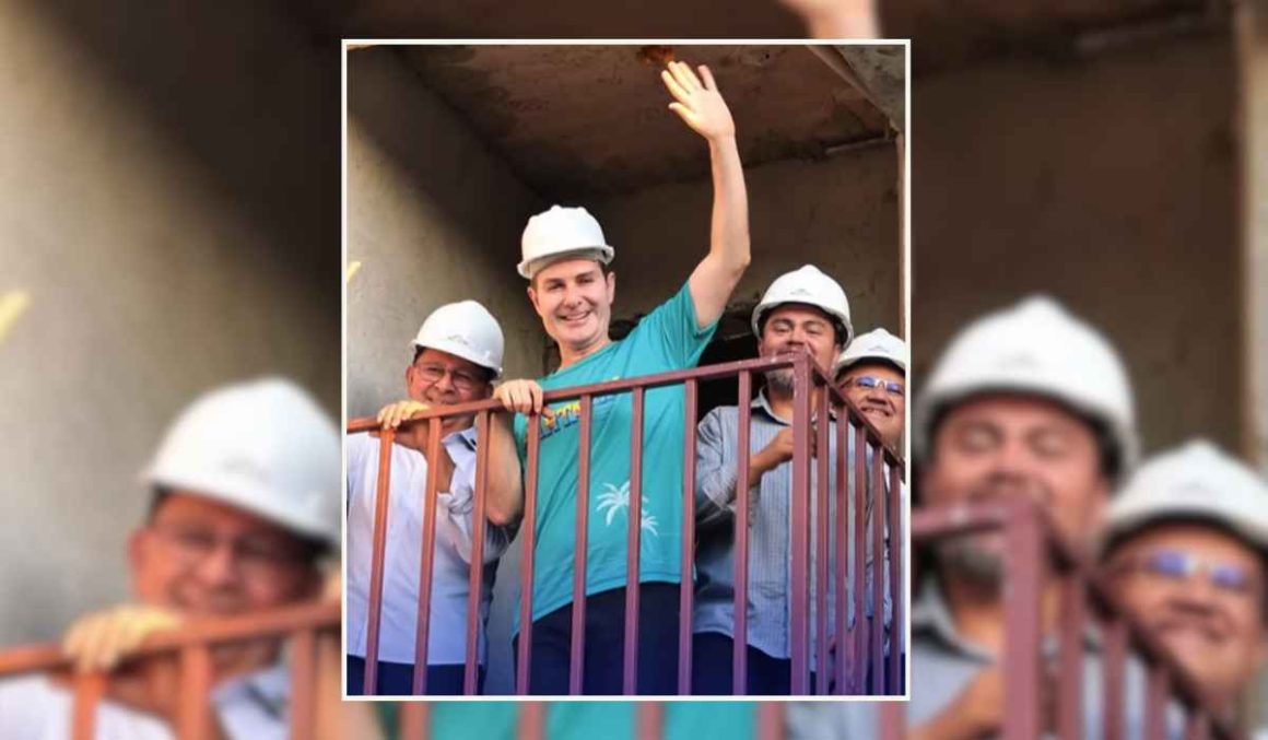 Deputado Josué Paiva acompanha ministro Jader Filho em agenda de habitação em Santarém