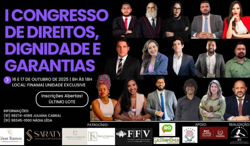 I Congresso de Direitos, Dignidade e Garantias será realizado em outubro em Belém