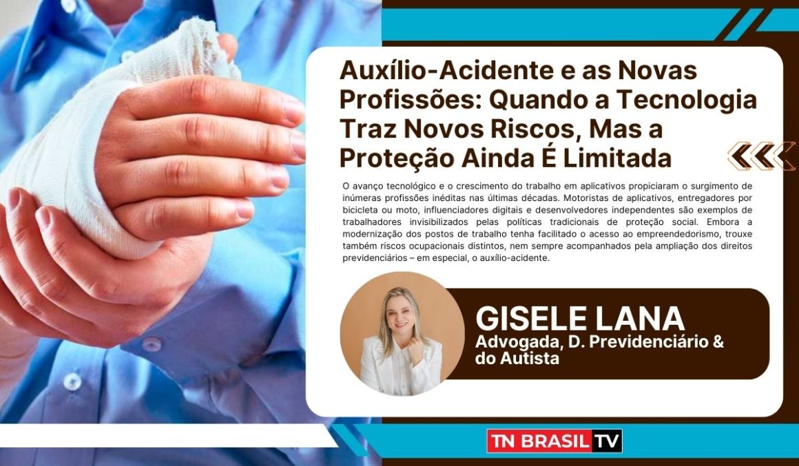 Auxílio-Acidente e as Novas Profissões: Quando a Tecnologia Traz Novos Riscos, Mas a Proteção Ainda É Limitada