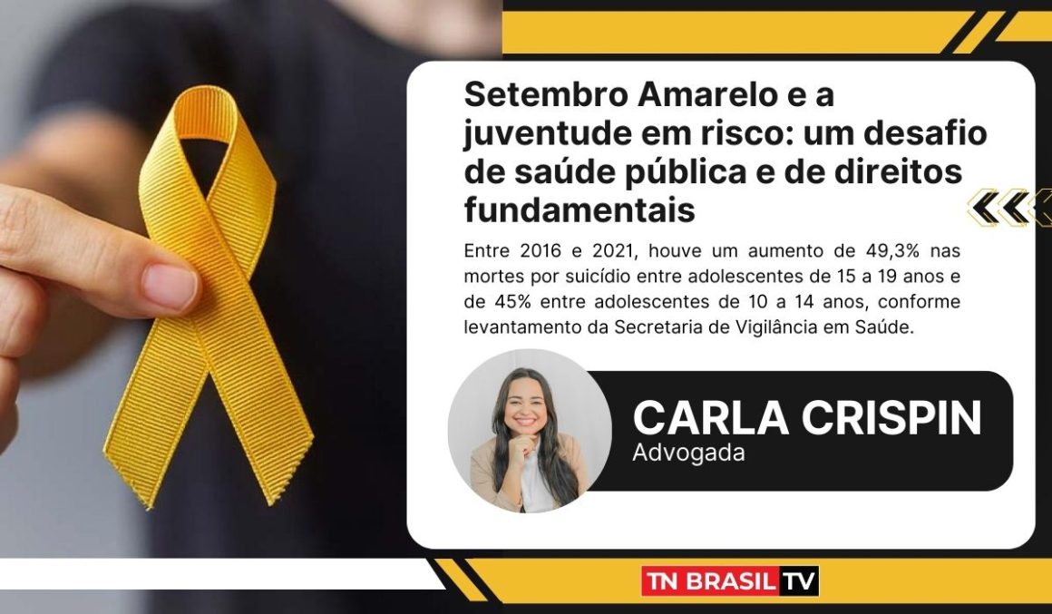 Setembro Amarelo e a juventude em risco: um desafio de saúde pública e de direitos fundamentais