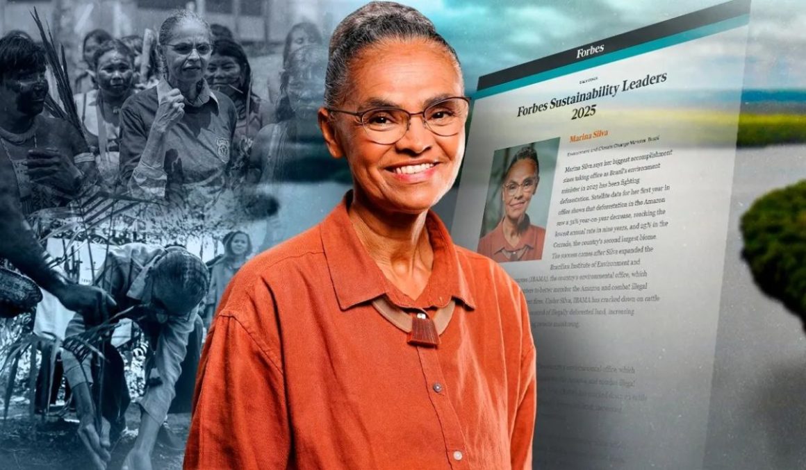 Marina Silva entra para lista da Forbes como uma das 50 líderes globais em sustentabilidade