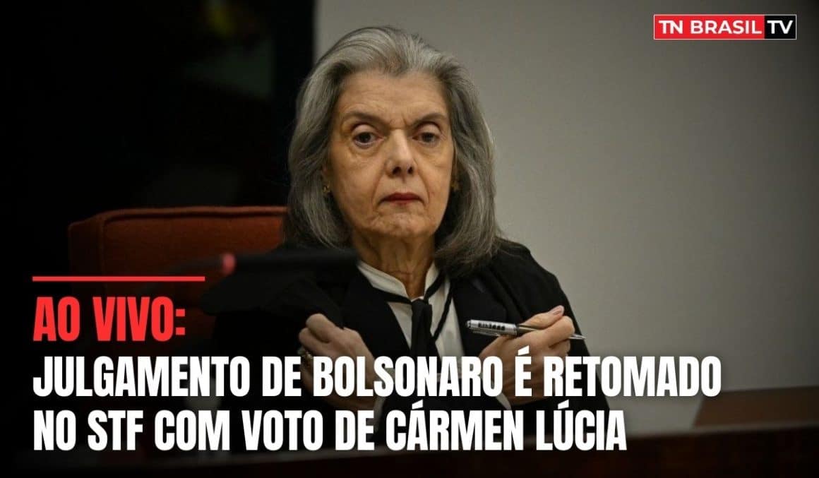 AO VIVO: Julgamento de Bolsonaro é retomado no STF com voto de Cármen Lúcia