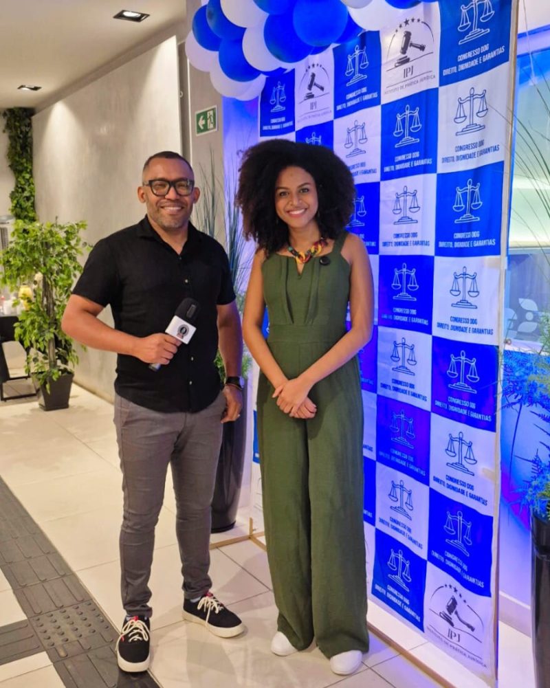 Professora Samara Tirza abordou o papel do Direito no enfrentamento ao racismo durante o I Congresso de Direito, Dignidade e Garantias