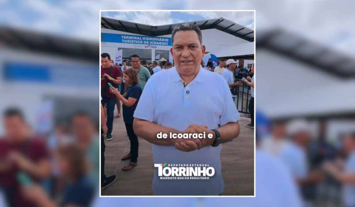 Deputado Torrinho Torres acompanha a inauguração do novo Terminal Hidroviário de Icoaraci