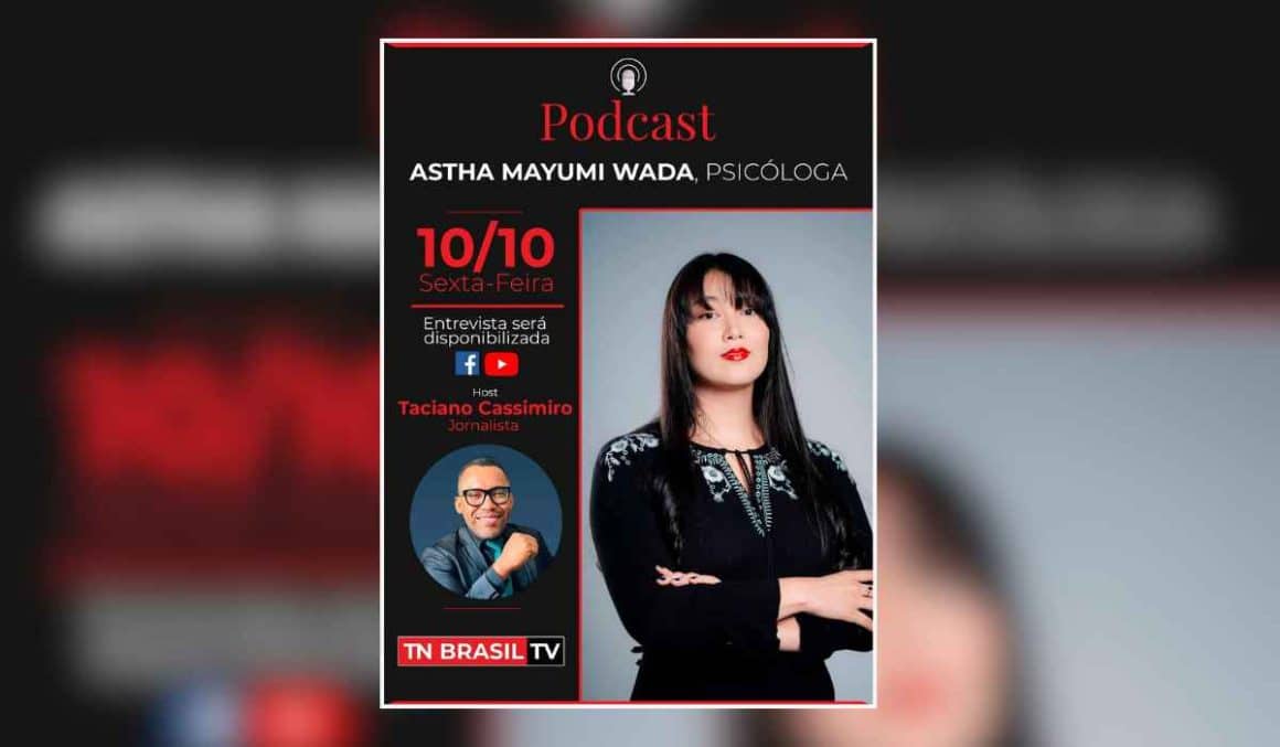 Acompanhe ao vivo entrevista com a psicóloga Astha Mayumi Wada