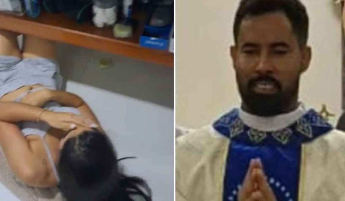 Padre é flagrado com noiva de fiel em casa paroquial; ASSISTA