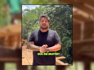 Prefeito Lauro Hoffmann acompanha obras da ponte na Vicinal Quaresma, em Tailândia