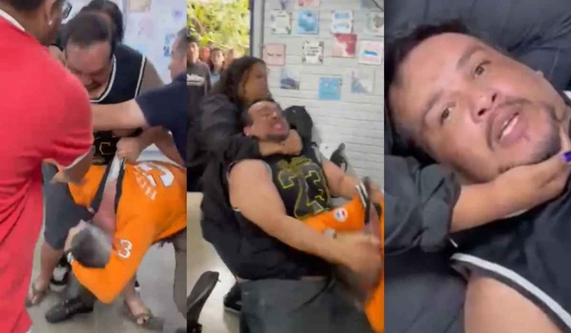 VÍDEO: pai de aluna agride professor após ele repreender uso de celular em sala
