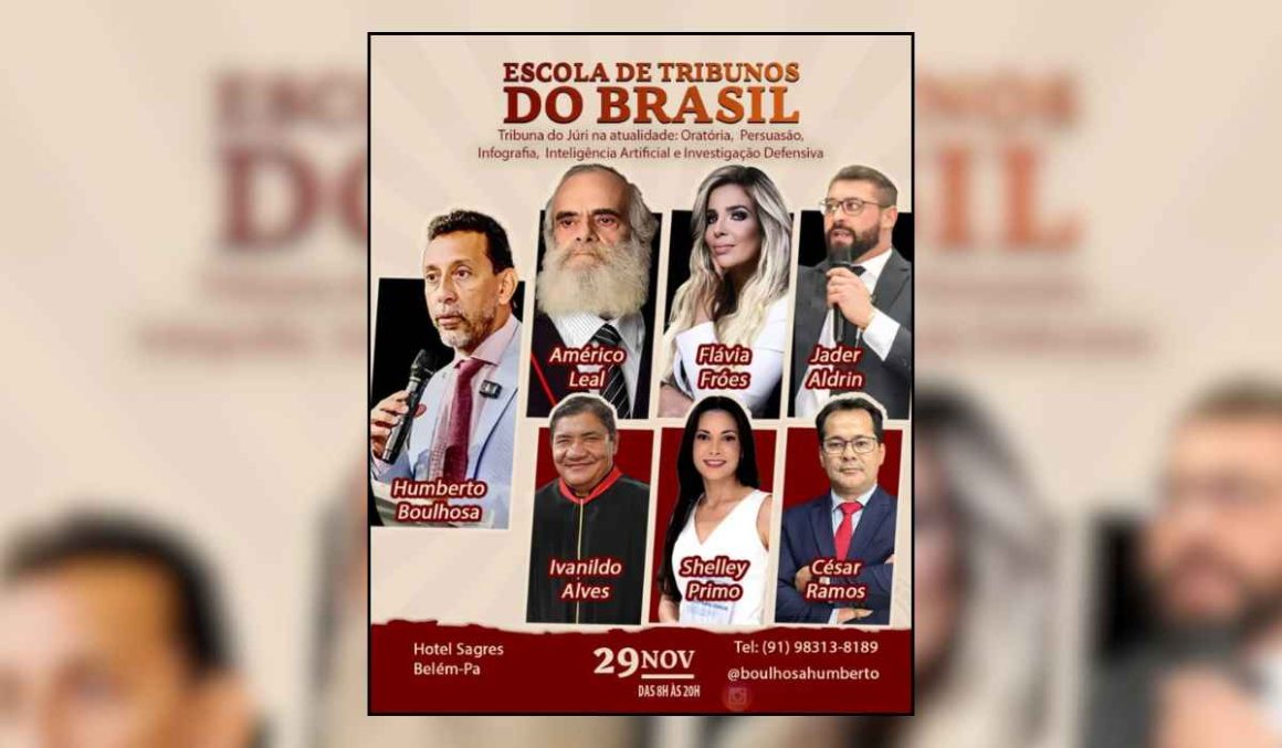 Escola de Tribunos do Brasil promove mentoria sobre “Tribuna do Júri na atualidade", em Belém
