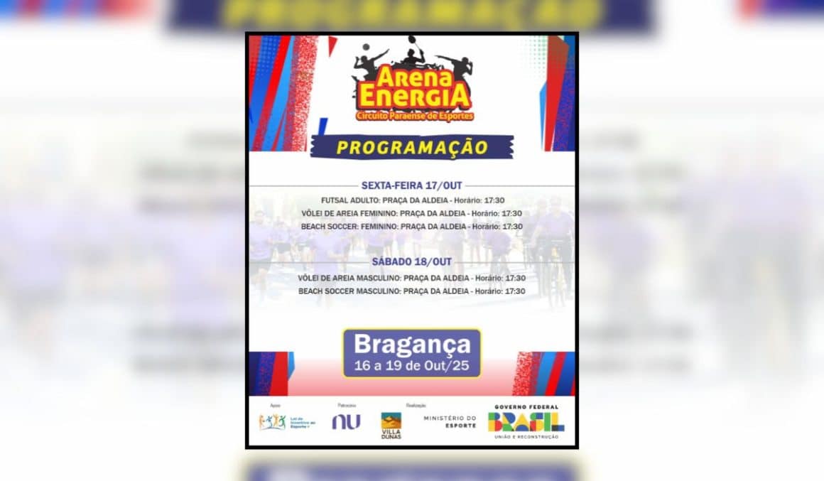 ​Bragança Sedia o "Arena Energia": Circuito Paraense de Esportes Promove Inclusão e Bem-Estar