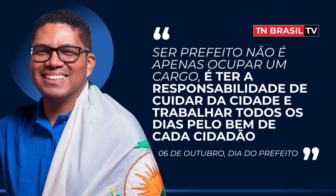 Artemes Oliveira: “ser prefeito não é apenas ocupar um cargo, é ter a responsabilidade de cuidar da cidade e trabalhar todos os dias pelo bem de cada cidadão”