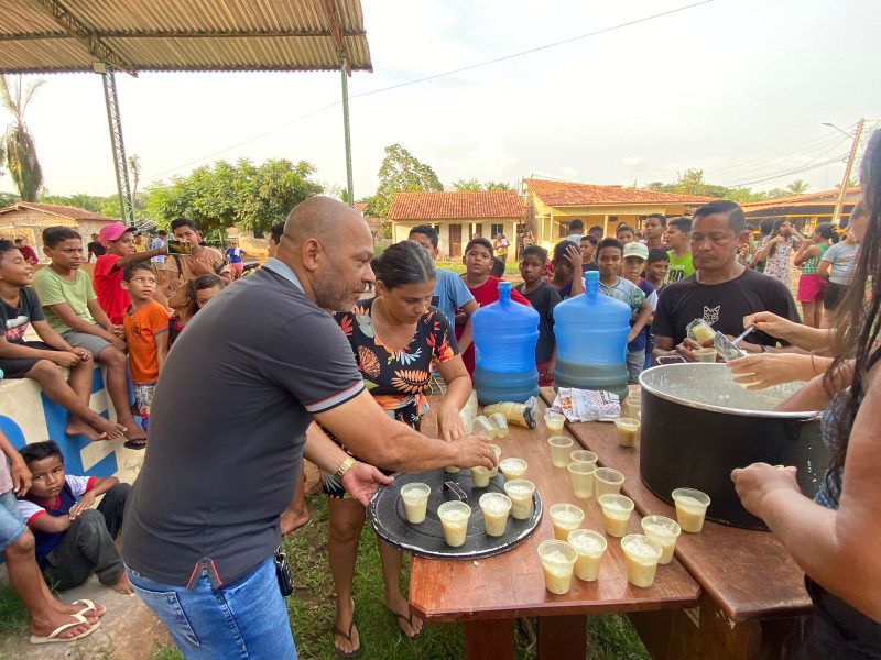 Roni Baiano (PSDB): crianças da Vila Turi Açu têm dia especial com ação do vereador